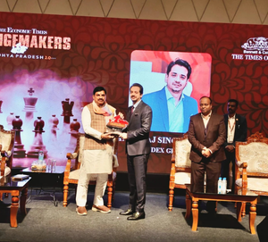 Vice Chairman Mayankraj Singh Bhadoria at the Times Group Event